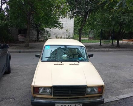 Желтый ВАЗ 2107, объемом двигателя 1.5 л и пробегом 3 тыс. км за 673 $, фото 1 на Automoto.ua