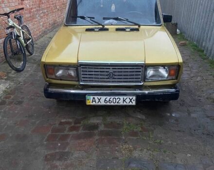 Желтый ВАЗ 2107, объемом двигателя 1.5 л и пробегом 1 тыс. км за 650 $, фото 1 на Automoto.ua