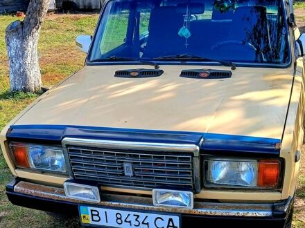 ВАЗ 2107 1988 в Полтаве на Automoto.ua Желтый ВАЗ 2107, объемом двигателя 1.5 л и пробегом 0 тыс. км за 850 $, фото 1 на Automoto.ua