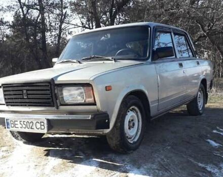 Серый ВАЗ 2107, объемом двигателя 1.45 л и пробегом 116 тыс. км за 1500 $, фото 1 на Automoto.ua