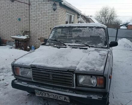 Серый ВАЗ 2107, объемом двигателя 1.5 л и пробегом 80 тыс. км за 536 $, фото 1 на Automoto.ua