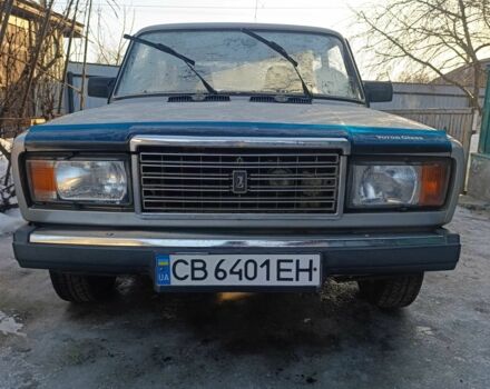 Серый ВАЗ 2107, объемом двигателя 1.5 л и пробегом 150 тыс. км за 1010 $, фото 1 на Automoto.ua