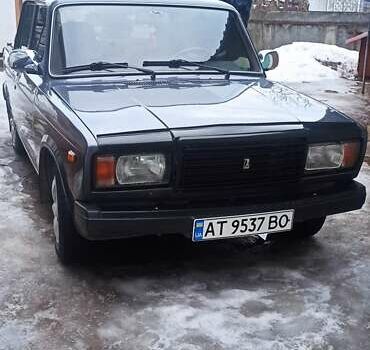 Серый ВАЗ 2107, объемом двигателя 1.45 л и пробегом 125 тыс. км за 1400 $, фото 1 на Automoto.ua