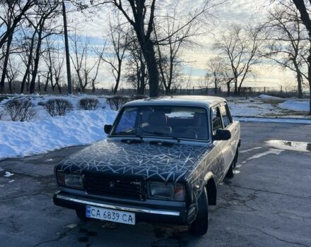 Серый ВАЗ 2107, объемом двигателя 1.5 л и пробегом 190 тыс. км за 617 $, фото 1 на Automoto.ua