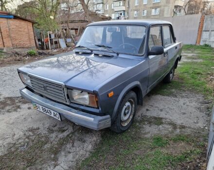 Серый ВАЗ 2107, объемом двигателя 1.5 л и пробегом 104 тыс. км за 900 $, фото 1 на Automoto.ua