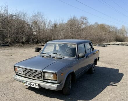 Серый ВАЗ 2107, объемом двигателя 1.5 л и пробегом 130 тыс. км за 1100 $, фото 1 на Automoto.ua