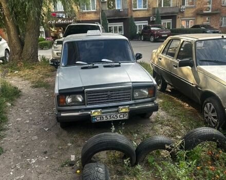 Серый ВАЗ 2107, объемом двигателя 1.45 л и пробегом 150 тыс. км за 1000 $, фото 1 на Automoto.ua