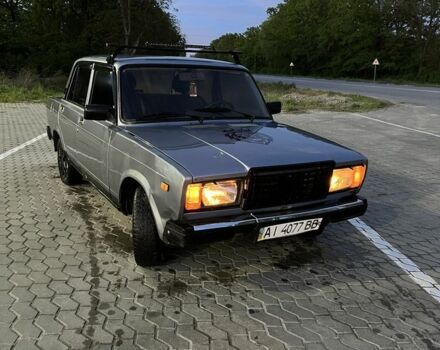 Серый ВАЗ 2107, объемом двигателя 1.5 л и пробегом 217 тыс. км за 650 $, фото 1 на Automoto.ua