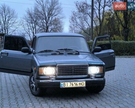 Серый ВАЗ 2107, объемом двигателя 1.45 л и пробегом 195 тыс. км за 1850 $, фото 1 на Automoto.ua