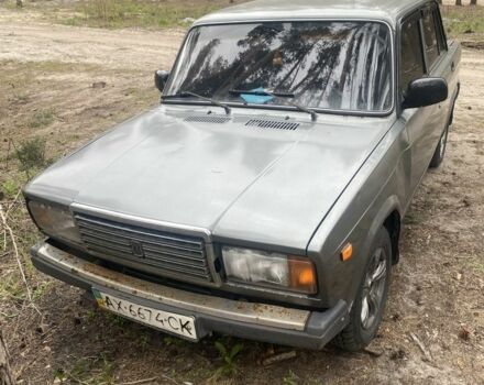 Серый ВАЗ 2107, объемом двигателя 1.6 л и пробегом 79 тыс. км за 1200 $, фото 1 на Automoto.ua