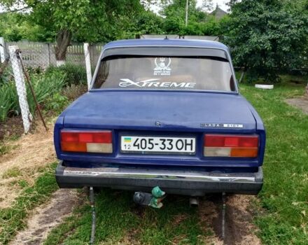 Синий ВАЗ 2107, объемом двигателя 0 л и пробегом 100 тыс. км за 605 $, фото 1 на Automoto.ua