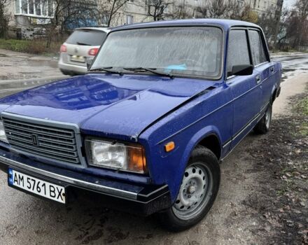 Синий ВАЗ 2107, объемом двигателя 1.5 л и пробегом 3 тыс. км за 714 $, фото 3 на Automoto.ua