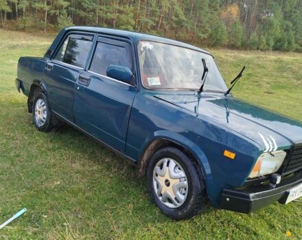 Синий ВАЗ 2107, объемом двигателя 1.5 л и пробегом 346 тыс. км за 1066 $, фото 1 на Automoto.ua