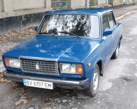 Синий ВАЗ 2107, объемом двигателя 1.5 л и пробегом 2 тыс. км за 1100 $, фото 1 на Automoto.ua