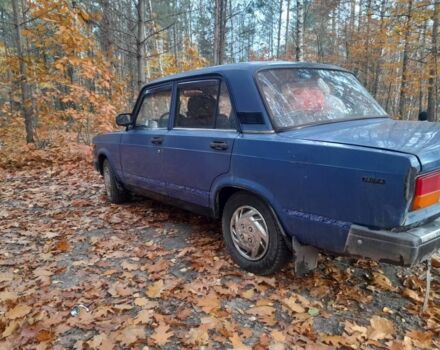 Синий ВАЗ 2107, объемом двигателя 1.6 л и пробегом 33 тыс. км за 1000 $, фото 1 на Automoto.ua