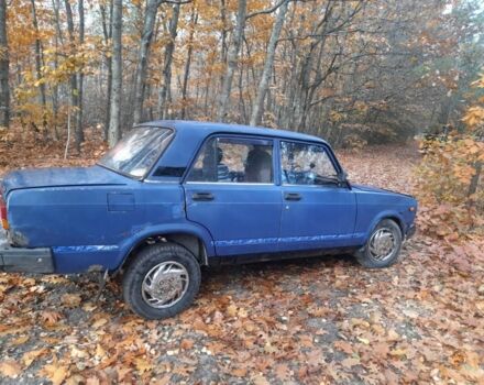 Синий ВАЗ 2107, объемом двигателя 1.6 л и пробегом 33 тыс. км за 1000 $, фото 2 на Automoto.ua