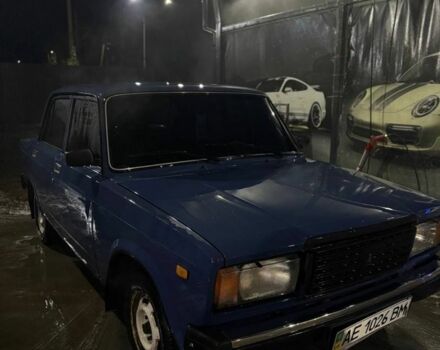 Синий ВАЗ 2107, объемом двигателя 2 л и пробегом 60 тыс. км за 1608 $, фото 1 на Automoto.ua