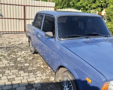Синий ВАЗ 2107, объемом двигателя 2 л и пробегом 60 тыс. км за 1608 $, фото 2 на Automoto.ua