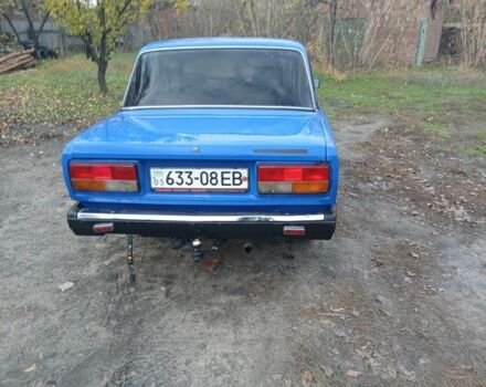 ВАЗ 2107 1984 в Славянске на Automoto.ua Синий ВАЗ 2107, объемом двигателя 1.6 л и пробегом 134 тыс. км за 666 $, фото 3 на Automoto.ua