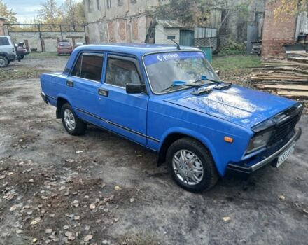 ВАЗ 2107 1984 в Славянске на Automoto.ua Синий ВАЗ 2107, объемом двигателя 1.6 л и пробегом 134 тыс. км за 666 $, фото 2 на Automoto.ua