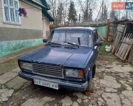Синий ВАЗ 2107, объемом двигателя 1.5 л и пробегом 300 тыс. км за 550 $, фото 2 на Automoto.ua