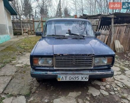 Синий ВАЗ 2107, объемом двигателя 1.5 л и пробегом 300 тыс. км за 550 $, фото 1 на Automoto.ua