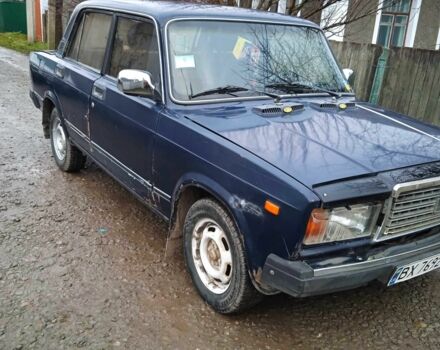 Синий ВАЗ 2107, объемом двигателя 1.5 л и пробегом 210 тыс. км за 500 $, фото 1 на Automoto.ua