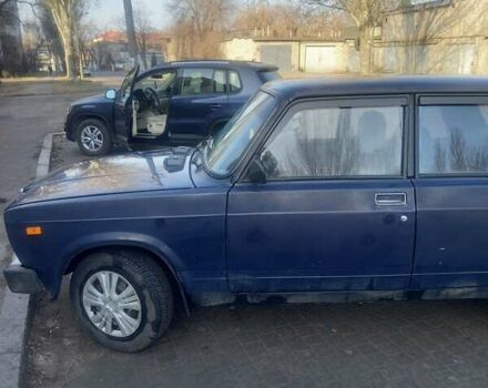 Синий ВАЗ 2107, объемом двигателя 1.6 л и пробегом 43 тыс. км за 1007 $, фото 7 на Automoto.ua
