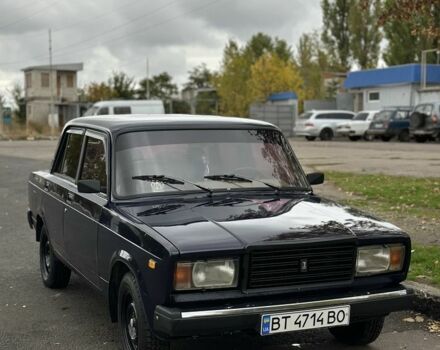 Синий ВАЗ 2107, объемом двигателя 1.5 л и пробегом 10 тыс. км за 1350 $, фото 5 на Automoto.ua