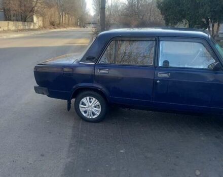Синий ВАЗ 2107, объемом двигателя 1.6 л и пробегом 43 тыс. км за 1007 $, фото 3 на Automoto.ua