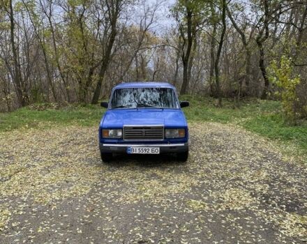 Синий ВАЗ 2107, объемом двигателя 1.3 л и пробегом 200 тыс. км за 642 $, фото 2 на Automoto.ua
