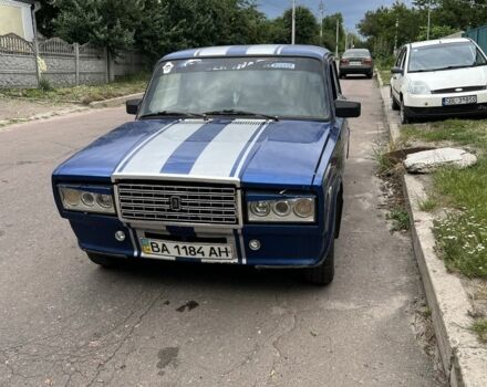 Синий ВАЗ 2107, объемом двигателя 1.3 л и пробегом 200 тыс. км за 408 $, фото 1 на Automoto.ua