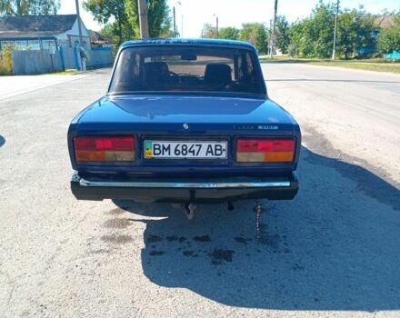 ВАЗ 2107 1986 в Ахтырке на Automoto.ua Синий ВАЗ 2107, объемом двигателя 1.5 л и пробегом 130 тыс. км за 500 $, фото 4 на Automoto.ua