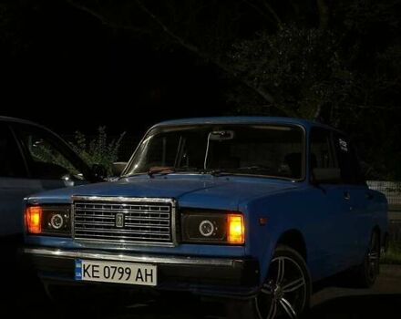 ВАЗ 2107 1986 у Дніпро (Дніпропетровську) на Automoto.ua Синій ВАЗ 2107, об'ємом двигуна 1.29 л та пробігом 100 тис. км за 1650 $, фото 1 на Automoto.ua