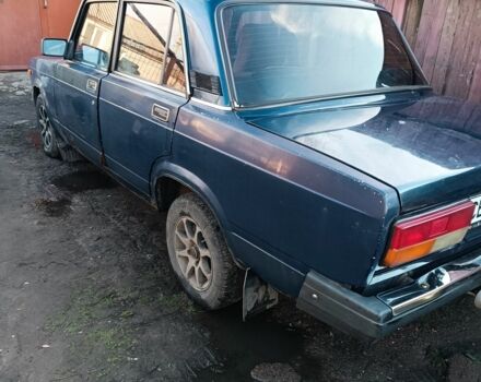 Синий ВАЗ 2107, объемом двигателя 1.5 л и пробегом 94 тыс. км за 700 $, фото 2 на Automoto.ua