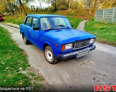 Синий ВАЗ 2107, объемом двигателя 1.5 л и пробегом 72 тыс. км за 400 $, фото 1 на Automoto.ua