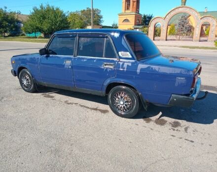 ВАЗ 2107 1986 в Ахтырке на Automoto.ua Синий ВАЗ 2107, объемом двигателя 1.5 л и пробегом 130 тыс. км за 500 $, фото 5 на Automoto.ua