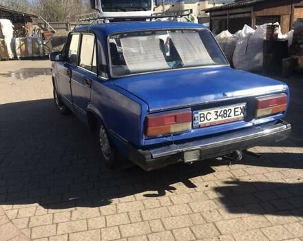 Синий ВАЗ 2107, объемом двигателя 1.3 л и пробегом 300 тыс. км за 900 $, фото 2 на Automoto.ua