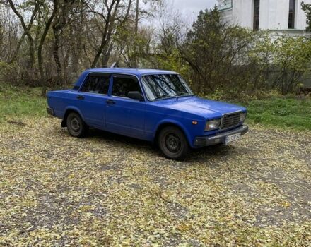 Синий ВАЗ 2107, объемом двигателя 1.3 л и пробегом 200 тыс. км за 642 $, фото 1 на Automoto.ua