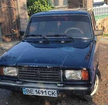 Синій ВАЗ 2107, об'ємом двигуна 1.5 л та пробігом 1000 тис. км за 594 $, фото 9 на Automoto.ua