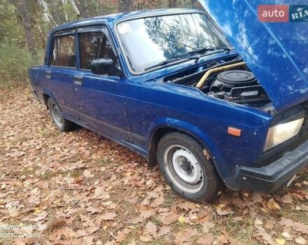 Синий ВАЗ 2107, объемом двигателя 1.3 л и пробегом 303 тыс. км за 595 $, фото 5 на Automoto.ua