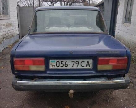 Синий ВАЗ 2107, объемом двигателя 1.5 л и пробегом 300 тыс. км за 850 $, фото 1 на Automoto.ua