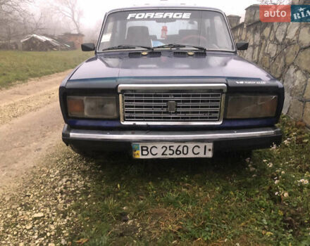 Синий ВАЗ 2107, объемом двигателя 0 л и пробегом 256 тыс. км за 450 $, фото 1 на Automoto.ua