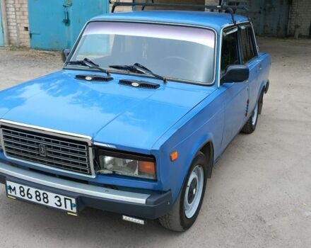 Синий ВАЗ 2107, объемом двигателя 0 л и пробегом 168 тыс. км за 900 $, фото 4 на Automoto.ua