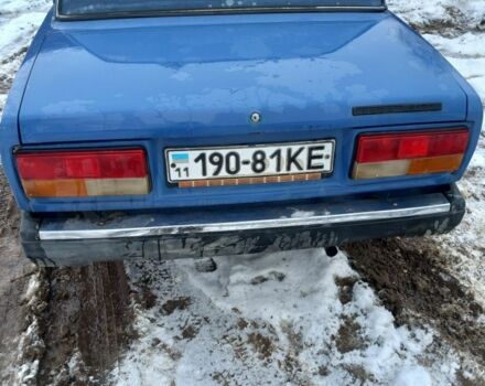 Синий ВАЗ 2107, объемом двигателя 1 л и пробегом 1000 тыс. км за 800 $, фото 3 на Automoto.ua
