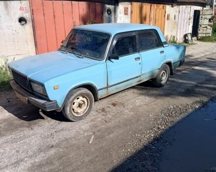 Синій ВАЗ 2107, об'ємом двигуна 1.5 л та пробігом 200 тис. км за 450 $, фото 1 на Automoto.ua