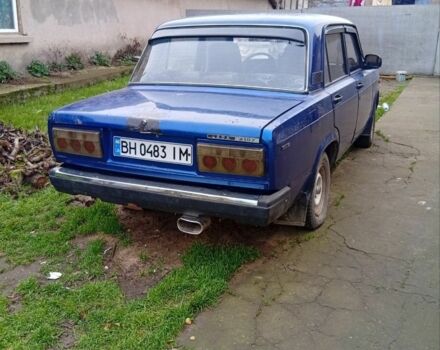 Синий ВАЗ 2107, объемом двигателя 1.5 л и пробегом 95 тыс. км за 1181 $, фото 1 на Automoto.ua
