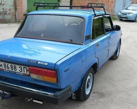 Синий ВАЗ 2107, объемом двигателя 1.5 л и пробегом 168 тыс. км за 900 $, фото 6 на Automoto.ua