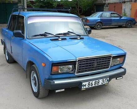 Синий ВАЗ 2107, объемом двигателя 1.5 л и пробегом 168 тыс. км за 900 $, фото 4 на Automoto.ua