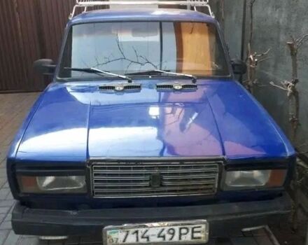 Синий ВАЗ 2107, объемом двигателя 1.5 л и пробегом 1000 тыс. км за 363 $, фото 1 на Automoto.ua